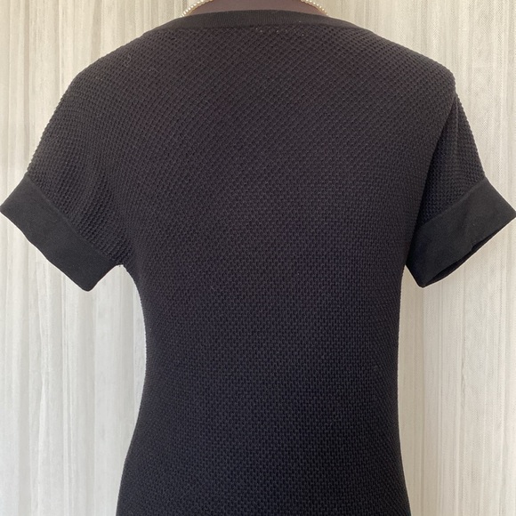 Marc O’Polo pointe knit black dress! Classic and stylish, tiered ruffle! Size 36 - Picture 7 of 17